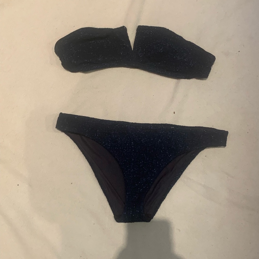 Princesse tam tam shimmery blue bikini